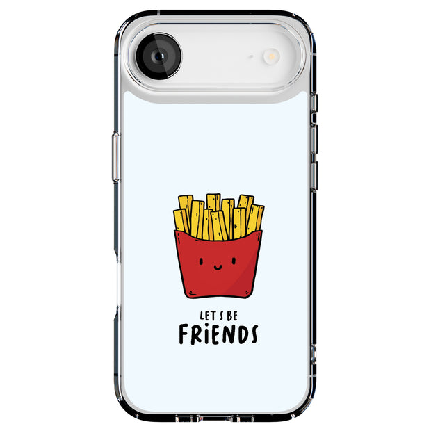 Friends Fries 1 Tough Cases For Apple iPhone (17, 16, 15, 14, 13, 12, 11, X, SE, 8, 7/ Air, Plus, Pro, Max, Mini, XR, XS), Print in USA