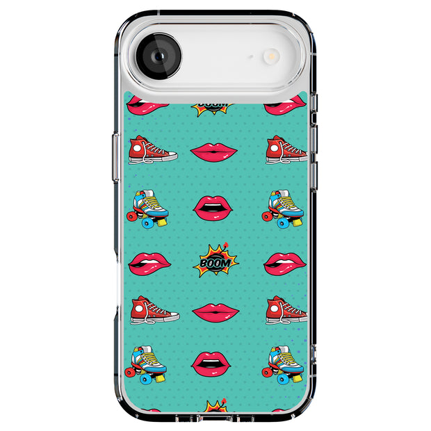 Skate Lips Tough Cases For Apple iPhone (17, 16, 15, 14, 13, 12, 11, X, SE, 8, 7/ Air, Plus, Pro, Max, Mini, XR, XS), Print in USA