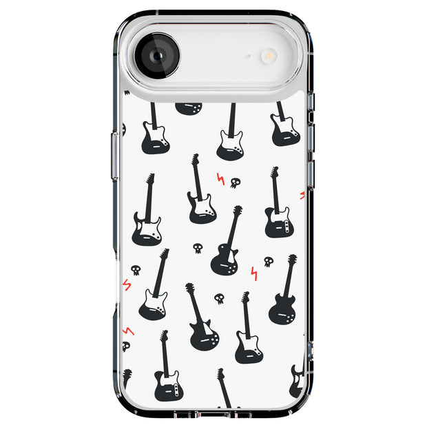 Rock Guitar Tough Cases For Apple iPhone (17, 16, 15, 14, 13, 12, 11, X, SE, 8, 7/ Air, Plus, Pro, Max, Mini, XR, XS), Print in USA