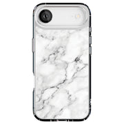 White Marble Tough Cases For Apple iPhone (17, 16, 15, 14, 13, 12, 11, X, SE, 8, 7/ Air, Plus, Pro, Max, Mini, XR, XS), Print in USA