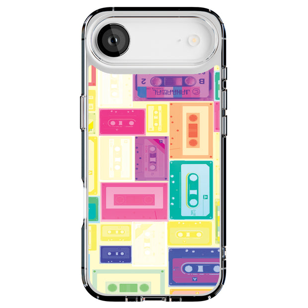 Cassette Tough Cases For Apple iPhone (17, 16, 15, 14, 13, 12, 11, X, SE, 8, 7/ Air, Plus, Pro, Max, Mini, XR, XS), Print in USA