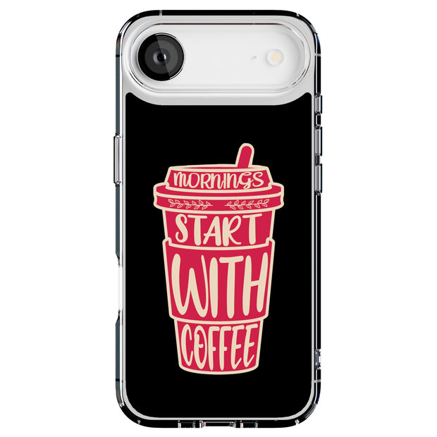 Start Coffee Tough Cases For Apple iPhone (17, 16, 15, 14, 13, 12, 11, X, SE, 8, 7/ Air, Plus, Pro, Max, Mini, XR, XS), Print in USA