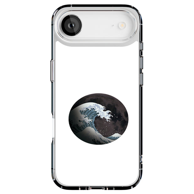 Great Wave Moon Tough Cases For Apple iPhone (17, 16, 15, 14, 13, 12, 11, X, SE, 8, 7/ Air, Plus, Pro, Max, Mini, XR, XS), Print in USA