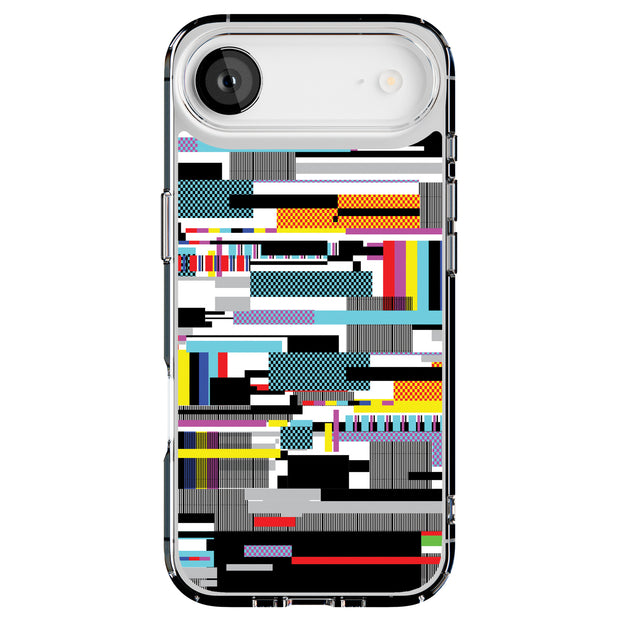 Digital Glitch Tough Cases For Apple iPhone (17, 16, 15, 14, 13, 12, 11, X, SE, 8, 7/ Air, Plus, Pro, Max, Mini, XR, XS), Print in USA