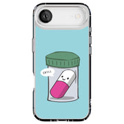 Pill Say Chill Tough Cases For Apple iPhone (17, 16, 15, 14, 13, 12, 11, X, SE, 8, 7/ Air, Plus, Pro, Max, Mini, XR, XS), Print in USA