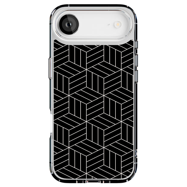Blk Wht Box Tough Cases For Apple iPhone (17, 16, 15, 14, 13, 12, 11, X, SE, 8, 7/ Air, Plus, Pro, Max, Mini, XR, XS), Print in USA