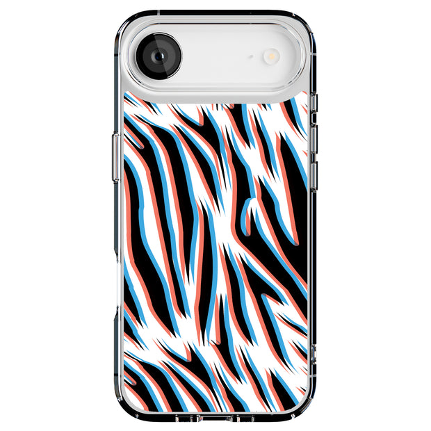 3D Zebra 3 Tough Cases For Apple iPhone (17, 16, 15, 14, 13, 12, 11, X, SE, 8, 7/ Air, Plus, Pro, Max, Mini, XR, XS), Print in USA