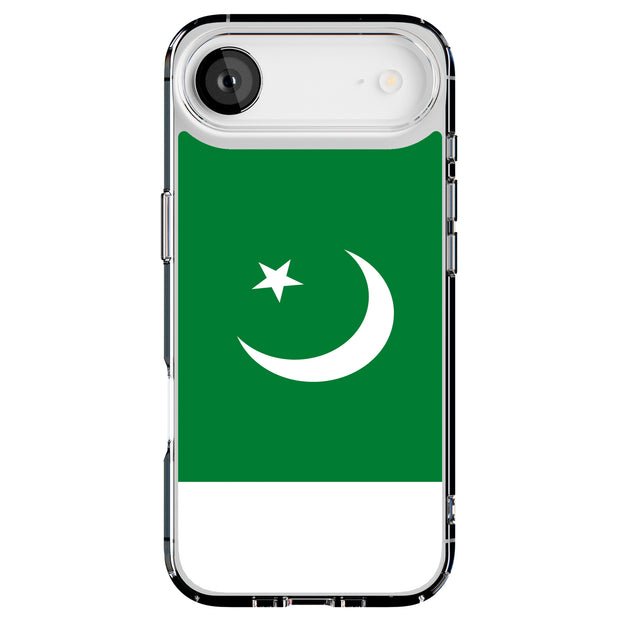 Flag Pakistan Tough Cases For Apple iPhone (17, 16, 15, 14, 13, 12, 11, X, SE, 8, 7/ Air, Plus, Pro, Max, Mini, XR, XS), Print in USA
