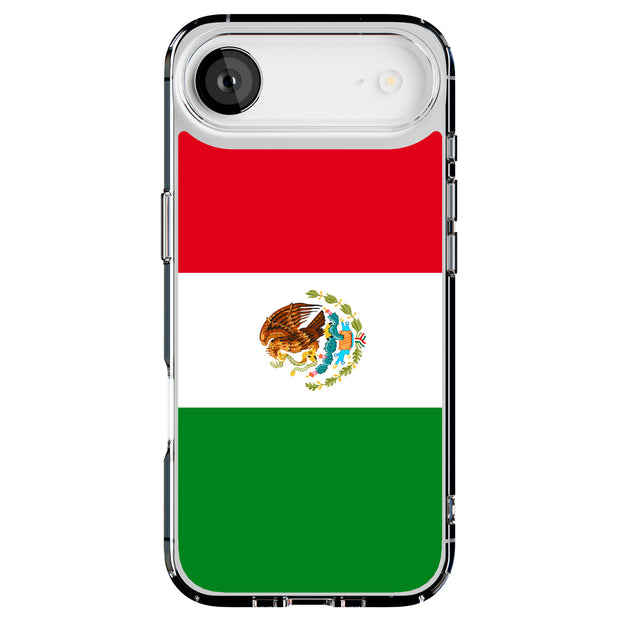 Flag Mexico Tough Cases For Apple iPhone (17, 16, 15, 14, 13, 12, 11, X, SE, 8, 7/ Air, Plus, Pro, Max, Mini, XR, XS), Print in USA