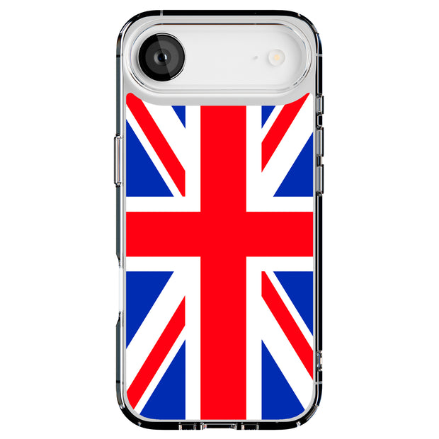 Flag UK Tough Cases For Apple iPhone (17, 16, 15, 14, 13, 12, 11, X, SE, 8, 7/ Air, Plus, Pro, Max, Mini, XR, XS), Print in USA