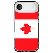 Flag Canada Tough Cases For Apple iPhone (17, 16, 15, 14, 13, 12, 11, X, SE, 8, 7/ Air, Plus, Pro, Max, Mini, XR, XS), Print in USA