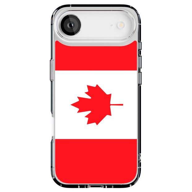 Flag Canada Tough Cases For Apple iPhone (17, 16, 15, 14, 13, 12, 11, X, SE, 8, 7/ Air, Plus, Pro, Max, Mini, XR, XS), Print in USA