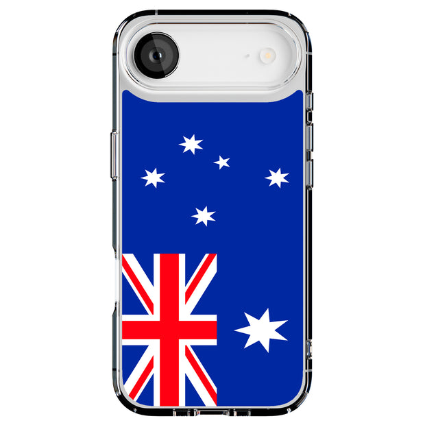 Flag Australia Tough Cases For Apple iPhone (17, 16, 15, 14, 13, 12, 11, X, SE, 8, 7/ Air, Plus, Pro, Max, Mini, XR, XS), Print in USA