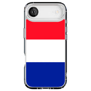 Flag France Tough Cases For Apple iPhone (17, 16, 15, 14, 13, 12, 11, X, SE, 8, 7/ Air, Plus, Pro, Max, Mini, XR, XS), Print in USA