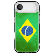 Old Flag Brazil Tough Cases For Apple iPhone (17, 16, 15, 14, 13, 12, 11, X, SE, 8, 7/ Air, Plus, Pro, Max, Mini, XR, XS), Print in USA