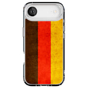 Germany Flag  Tough Cases For Apple iPhone (17, 16, 15, 14, 13, 12, 11, X, SE, 8, 7/ Air, Plus, Pro, Max, Mini, XR, XS), Print in USA