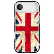 Old UK Flag Tough Cases For Apple iPhone (17, 16, 15, 14, 13, 12, 11, X, SE, 8, 7/ Air, Plus, Pro, Max, Mini, XR, XS), Print in USA