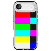 TV Color Bars Tough Cases For Apple iPhone (17, 16, 15, 14, 13, 12, 11, X, SE, 8, 7/ Air, Plus, Pro, Max, Mini, XR, XS), Print in USA