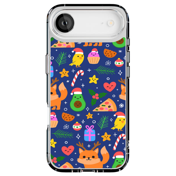 Cute Xmas Tough Cases For Apple iPhone (17, 16, 15, 14, 13, 12, 11, X, SE, 8, 7/ Air, Plus, Pro, Max, Mini, XR, XS), Print in USA