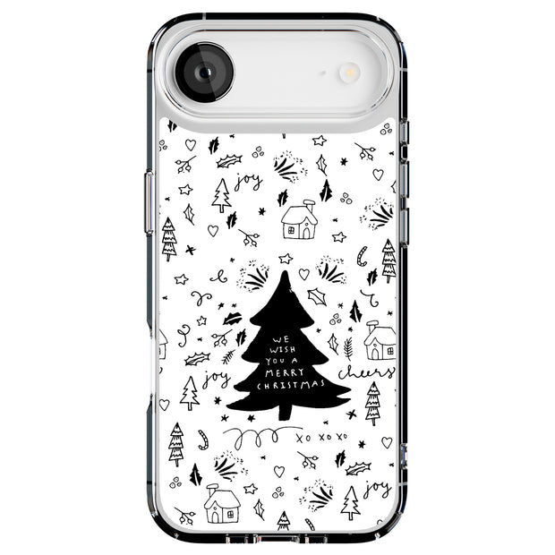 Wish You A Xmas Tough Cases For Apple iPhone (17, 16, 15, 14, 13, 12, 11, X, SE, 8, 7/ Air, Plus, Pro, Max, Mini, XR, XS), Print in USA