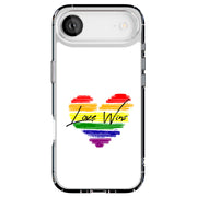 Rainbow Love 2 Tough Cases For Apple iPhone (17, 16, 15, 14, 13, 12, 11, X, SE, 8, 7/ Air, Plus, Pro, Max, Mini, XR, XS), Print in USA