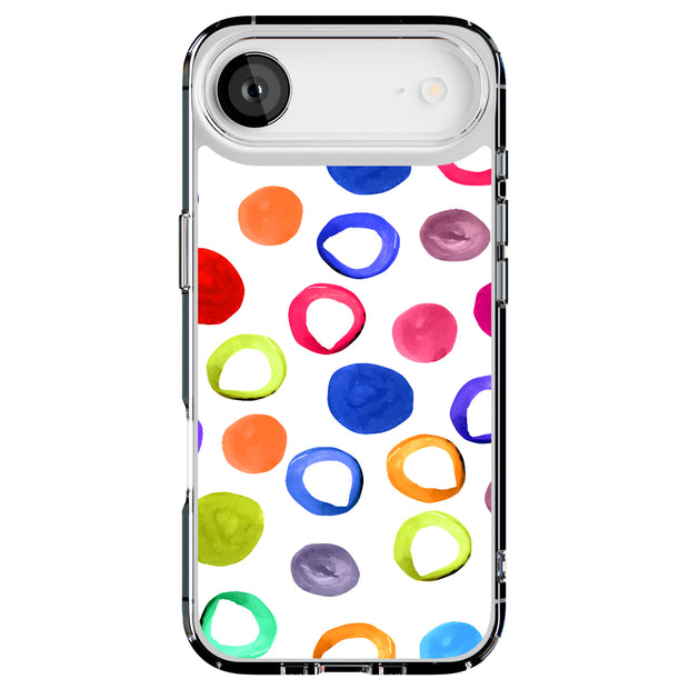 Polka Dot 2 Tough Cases For Apple iPhone (17, 16, 15, 14, 13, 12, 11, X, SE, 8, 7/ Air, Plus, Pro, Max, Mini, XR, XS), Print in USA