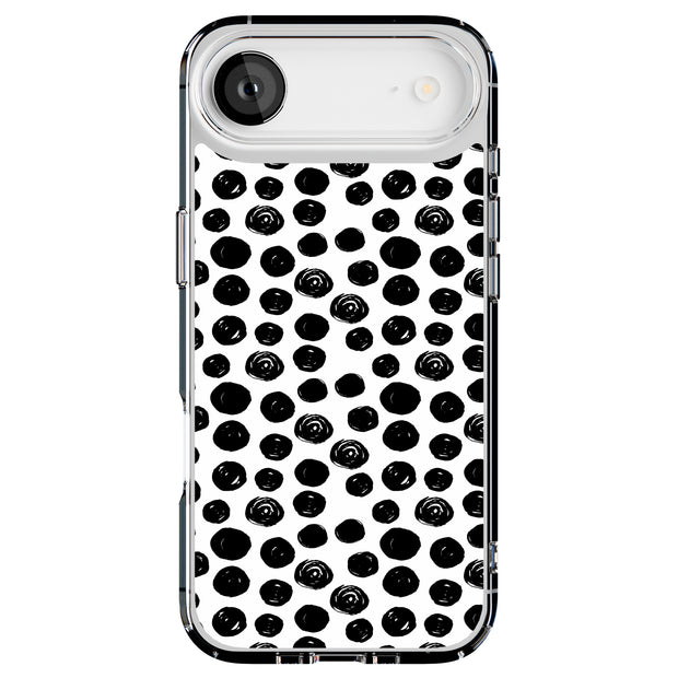 Polka Dot 8 Tough Cases For Apple iPhone (17, 16, 15, 14, 13, 12, 11, X, SE, 8, 7/ Air, Plus, Pro, Max, Mini, XR, XS), Print in USA