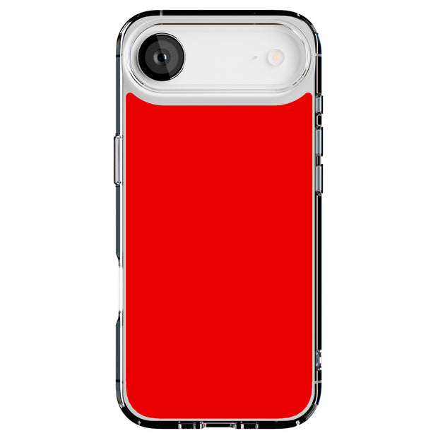 Red Tough Cases For Apple iPhone (17, 16, 15, 14, 13, 12, 11, X, SE, 8, 7/ Air, Plus, Pro, Max, Mini, XR, XS), Print in USA