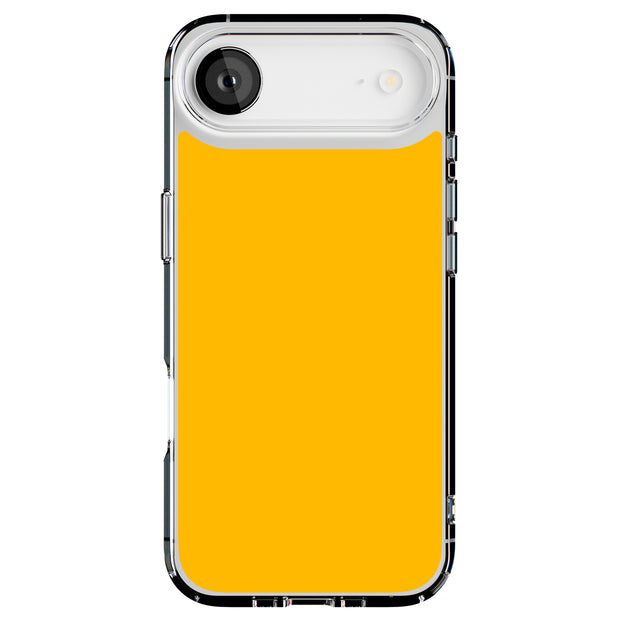 Yellow Orange Tough Cases For Apple iPhone (17, 16, 15, 14, 13, 12, 11, X, SE, 8, 7/ Air, Plus, Pro, Max, Mini, XR, XS), Print in USA