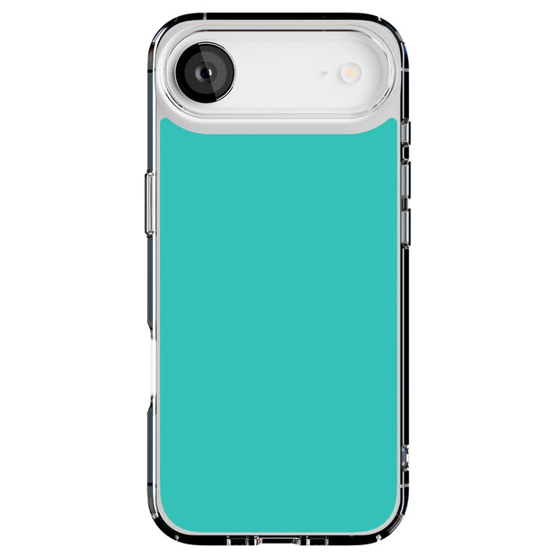 Cyan Green Tough Cases For Apple iPhone (17, 16, 15, 14, 13, 12, 11, X, SE, 8, 7/ Air, Plus, Pro, Max, Mini, XR, XS), Print in USA