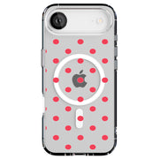 Dots Clear Tough Cases For Apple iPhone (17, 16, 15, 14, 13, 12, 11, X, SE, 8, 7/ Air, Plus, Pro, Max, Mini, XR, XS), Print in USA
