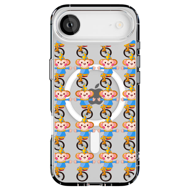 Circus Monkey Tough Cases For Apple iPhone (17, 16, 15, 14, 13, 12, 11, X, SE, 8, 7/ Air, Plus, Pro, Max, Mini, XR, XS), Print in USA
