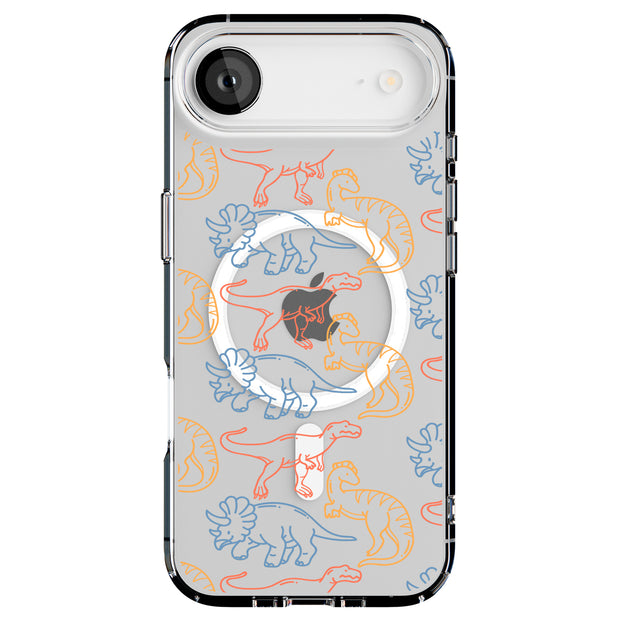 Dinosaur 9 Tough Cases For Apple iPhone (17, 16, 15, 14, 13, 12, 11, X, SE, 8, 7/ Air, Plus, Pro, Max, Mini, XR, XS), Print in USA