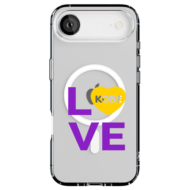Love Kobe 3 Tough Cases For Apple iPhone (17, 16, 15, 14, 13, 12, 11, X, SE, 8, 7/ Air, Plus, Pro, Max, Mini, XR, XS), Print in USA