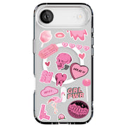 Skull Collage Tough Cases For Apple iPhone (17, 16, 15, 14, 13, 12, 11, X, SE, 8, 7/ Air, Plus, Pro, Max, Mini, XR, XS), Print in USA