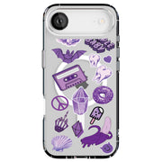 Donut Collage Tough Cases For Apple iPhone (17, 16, 15, 14, 13, 12, 11, X, SE, 8, 7/ Air, Plus, Pro, Max, Mini, XR, XS), Print in USA