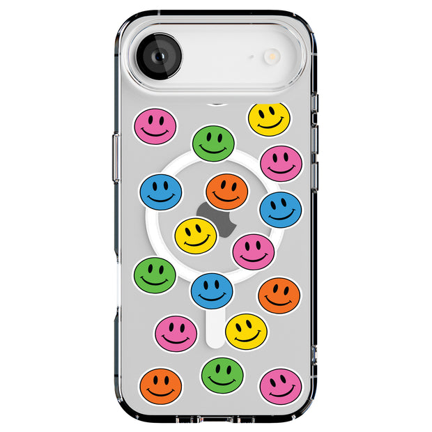 Icon Collage Tough Cases For Apple iPhone (17, 16, 15, 14, 13, 12, 11, X, SE, 8, 7/ Air, Plus, Pro, Max, Mini, XR, XS), Print in USA