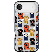 Cat Paw 2 Tough Cases For Apple iPhone (17, 16, 15, 14, 13, 12, 11, X, SE, 8, 7/ Air, Plus, Pro, Max, Mini, XR, XS), Print in USA