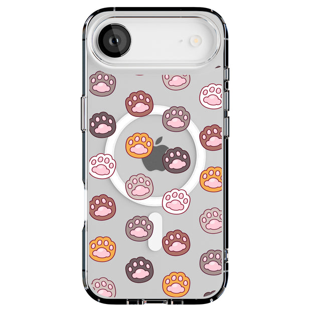 Cat Paw 3 Tough Cases For Apple iPhone (17, 16, 15, 14, 13, 12, 11, X, SE, 8, 7/ Air, Plus, Pro, Max, Mini, XR, XS), Print in USA