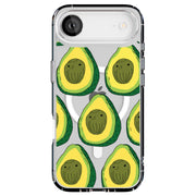 Cute Avocado Tough Cases For Apple iPhone (17, 16, 15, 14, 13, 12, 11, X, SE, 8, 7/ Air, Plus, Pro, Max, Mini, XR, XS), Print in USA