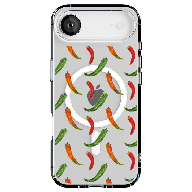 Chili Pepper 3 Tough Cases For Apple iPhone (17, 16, 15, 14, 13, 12, 11, X, SE, 8, 7/ Air, Plus, Pro, Max, Mini, XR, XS), Print in USA