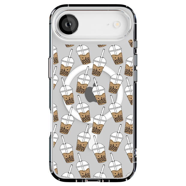 Bubble Tea Cup Tough Cases For Apple iPhone (17, 16, 15, 14, 13, 12, 11, X, SE, 8, 7/ Air, Plus, Pro, Max, Mini, XR, XS), Print in USA