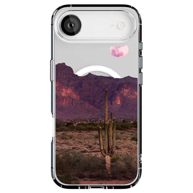 Twilight Cactus Tough Cases For Apple iPhone (17, 16, 15, 14, 13, 12, 11, X, SE, 8, 7/ Air, Plus, Pro, Max, Mini, XR, XS), Print in USA