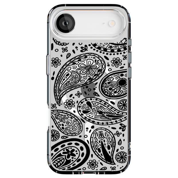 Black Bandana 2 Tough Cases For Apple iPhone (17, 16, 15, 14, 13, 12, 11, X, SE, 8, 7/ Air, Plus, Pro, Max, Mini, XR, XS), Print in USA