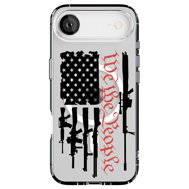 We People Gun 1 Tough Cases For Apple iPhone (17, 16, 15, 14, 13, 12, 11, X, SE, 8, 7/ Air, Plus, Pro, Max, Mini, XR, XS), Print in USA