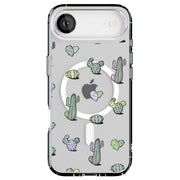 Cacti Pattern Tough Cases For Apple iPhone (17, 16, 15, 14, 13, 12, 11, X, SE, 8, 7/ Air, Plus, Pro, Max, Mini, XR, XS), Print in USA