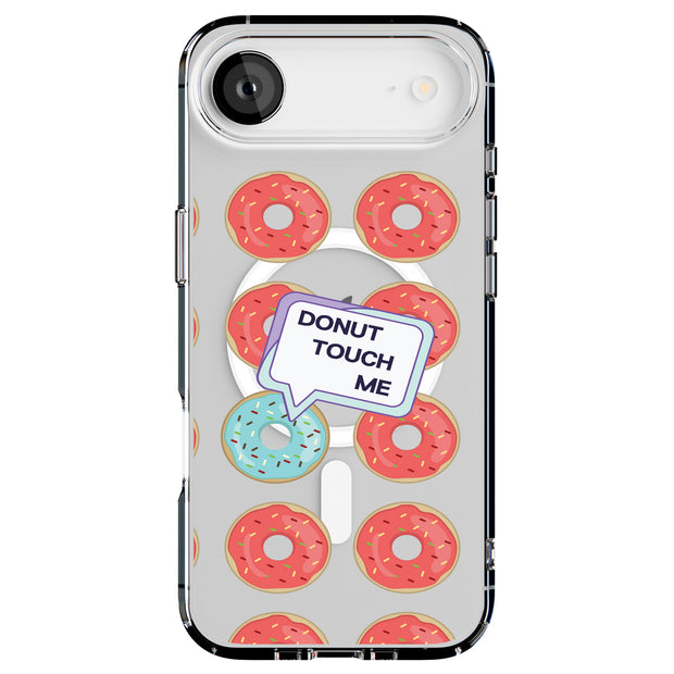 No Touch Donut Tough Cases For Apple iPhone (17, 16, 15, 14, 13, 12, 11, X, SE, 8, 7/ Air, Plus, Pro, Max, Mini, XR, XS), Print in USA