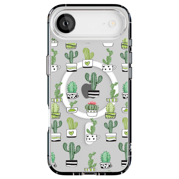 Cute Cactus  Tough Cases For Apple iPhone (17, 16, 15, 14, 13, 12, 11, X, SE, 8, 7/ Air, Plus, Pro, Max, Mini, XR, XS), Print in USA