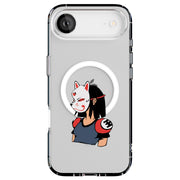 Girl in Mask Tough Cases For Apple iPhone (17, 16, 15, 14, 13, 12, 11, X, SE, 8, 7/ Air, Plus, Pro, Max, Mini, XR, XS), Print in USA