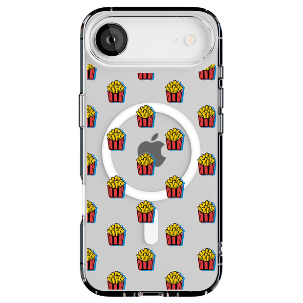 French Fries Tough Cases For Apple iPhone (17, 16, 15, 14, 13, 12, 11, X, SE, 8, 7/ Air, Plus, Pro, Max, Mini, XR, XS), Print in USA